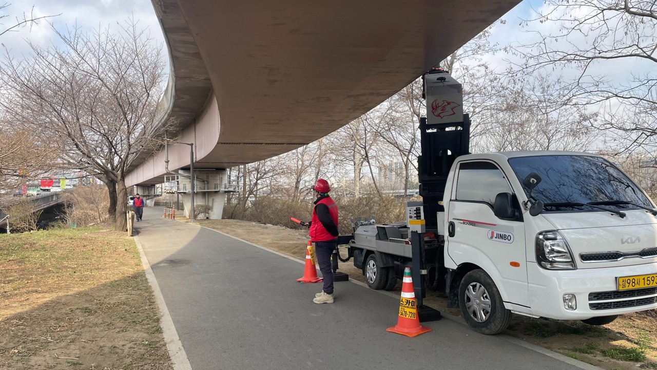 거미안전망 현장 작업 사진 1